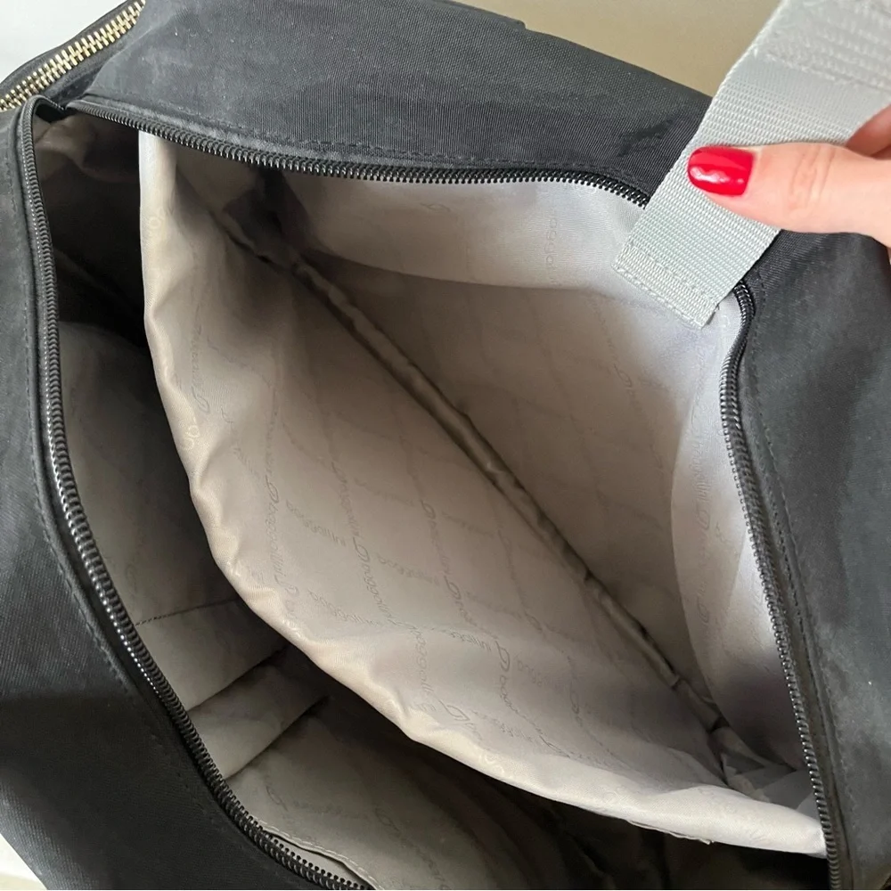 Baggallini Black Venice Laptop Tote Bag Travel Bag